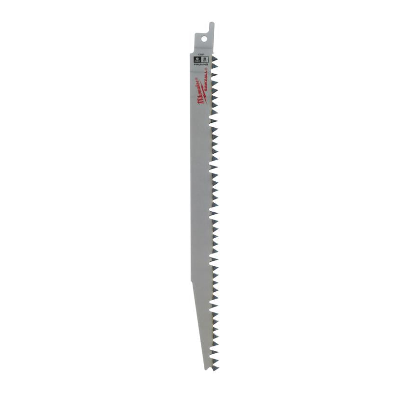 Milwaukee SAWZALL 9 in. Carbon Steel Pruning Reciprocating Saw Blade 5 TPI