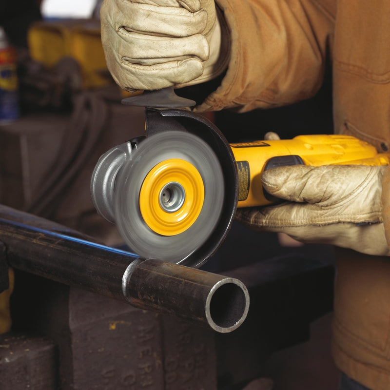 DeWalt High Performance 4 in. Coarse Knotted Wire Wheel Brush Carbon Steel 20000 rpm