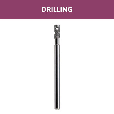 Dremel 1/8 in. X 1.77 in. L Diamond Tipped Drill Bit Straight Shank
