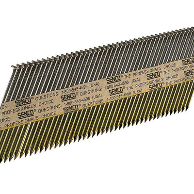 Senco 2-3/8 in. L X .113 Ga. Angled Strip Hot-Dip Galvanized Framing Nails 34 deg 2500 pk