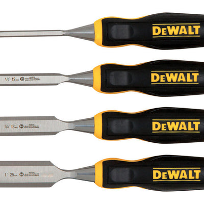 DeWalt 5 in. L Wood Chisel Set 4 pc