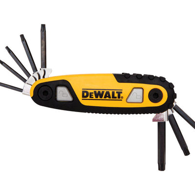 DeWalt Multi-Size Fold-Up Star Key Set 8 pc