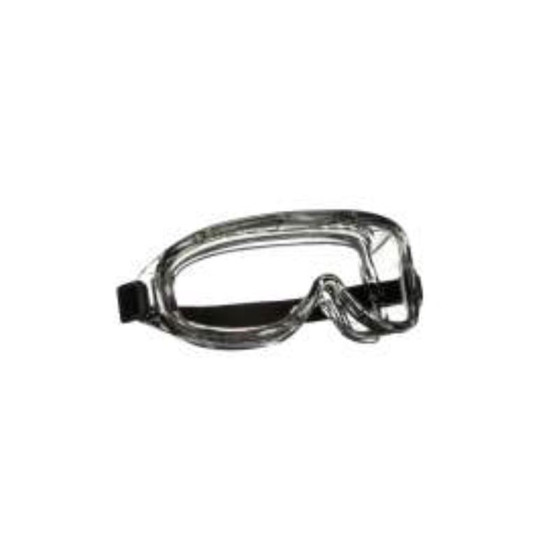 3M Chemical Splash Goggles Clear Lens Black Frame