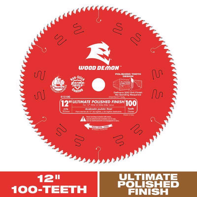 Diablo 12 in. D X 1 in. TiCo Hi-Density Carbide Circular Saw Blade 100 teeth