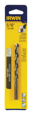 Irwin 5/16 in. X 5-7/8 in. L High Speed Steel Left Hand Drill Bit Round Shank