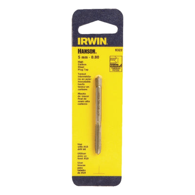Irwin Hanson High Carbon Steel Metric Plug Tap 5 - 0.80 mm
