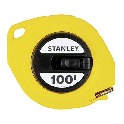 Stanley 100 ft. L X 0.38 in. W Closed Reel Long Tape Measure