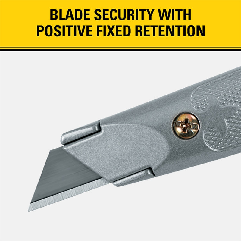 Stanley Classic 199 5-3/8 in. Fixed Blade Utility Knife Gray