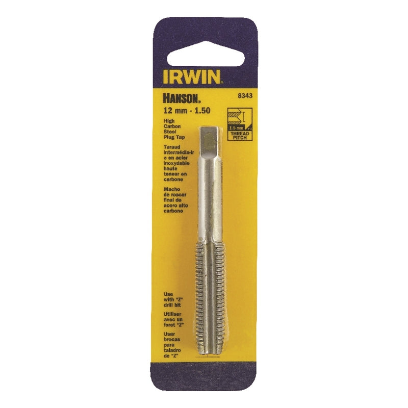 Irwin Hanson High Carbon Steel Metric Plug Tap 12 - 1.50 mm