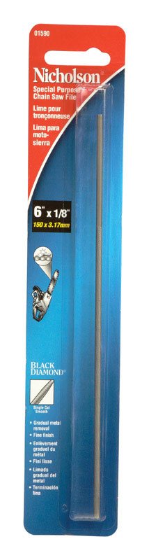 Crescent Nicholson 6 in. L X 1/8 in. W High Carbon Steel File