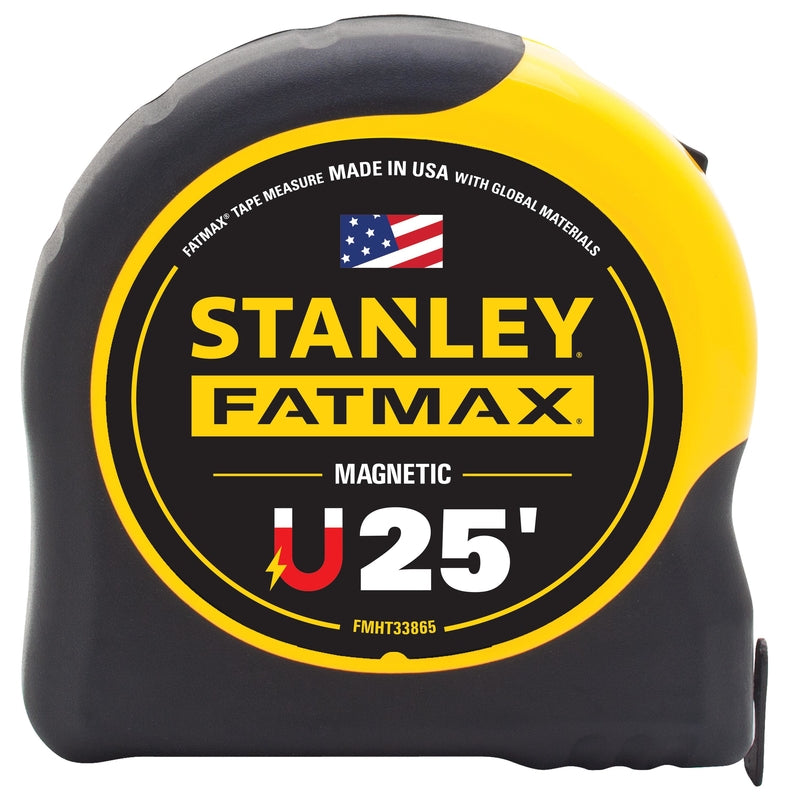 Stanley FatMax 25 ft. L X 1.25 in. W Compact Wide Blade Magnetic Tape Measure