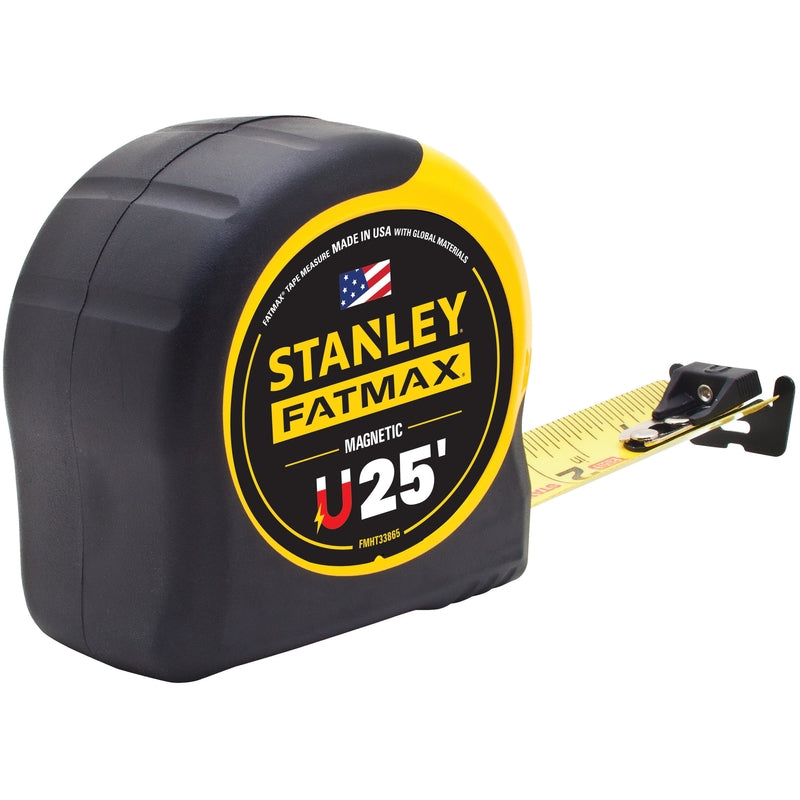 Stanley FatMax 25 ft. L X 1.25 in. W Compact Wide Blade Magnetic Tape Measure