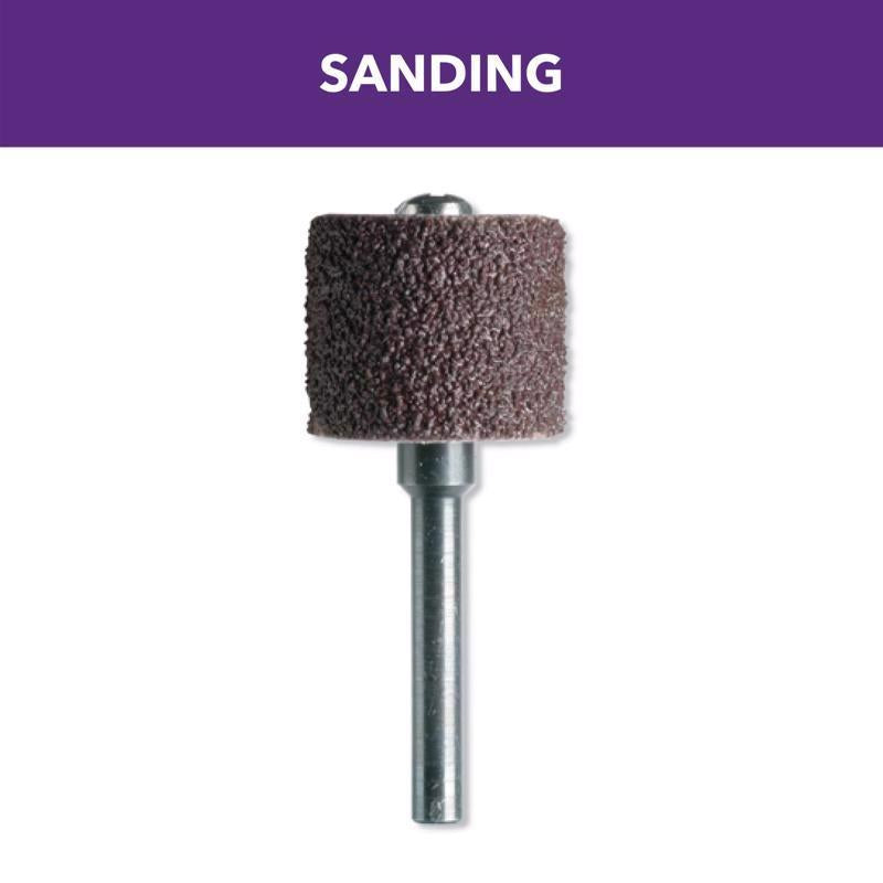 Dremel 0.5 in. D X 1/2 in. L Aluminum Oxide Drum Sander Bands 60 Grit Coarse
