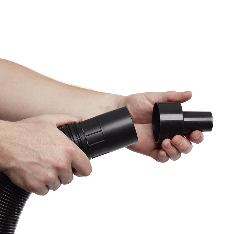 Craftsman 3 in. L X 3 in. W X 1-1/4in. to 2-1/2 in. D Wet/Dry Vac Hose Adapter