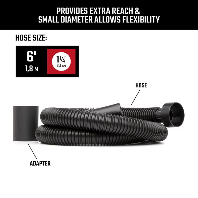 Craftsman 6 ft. L X 1.25 in. W X 2-1/2 in. D Replacement Hose
