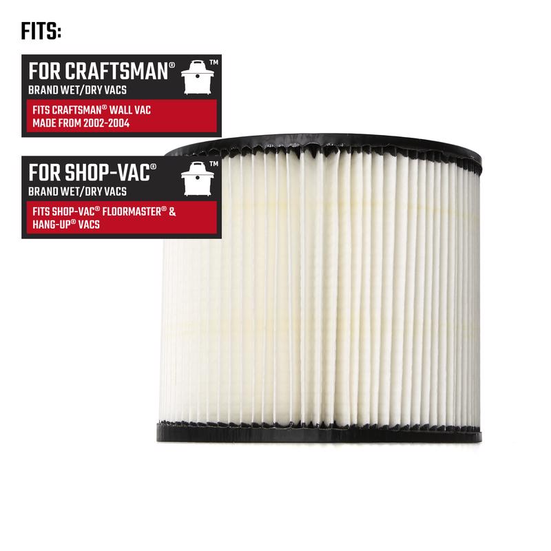 Craftsman 5-3/4 in. D Wall Vac Filter