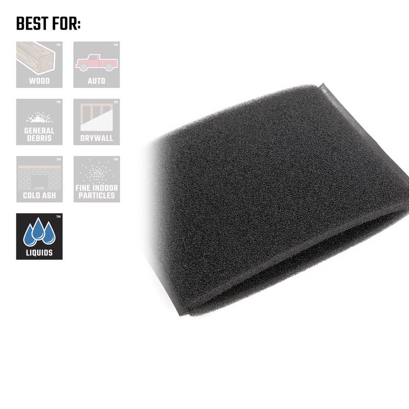 Craftsman 2 in. L X 7 in. W Wet/Dry Vac Foam Filter Sleeve