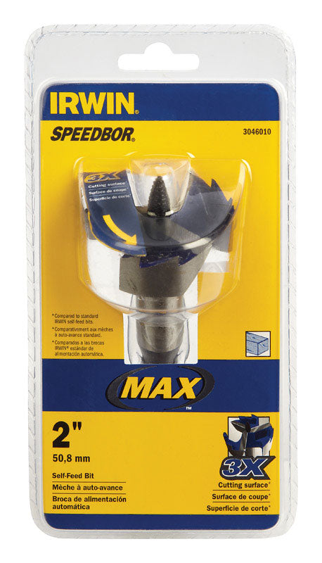 Irwin Speedbor 2 in. X 5 in. L Steel Self-Feed Bit Hex Shank