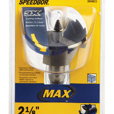 Irwin Speedbor 2-1/8 in. Hardened Steel 5 in. L Hole Cutter