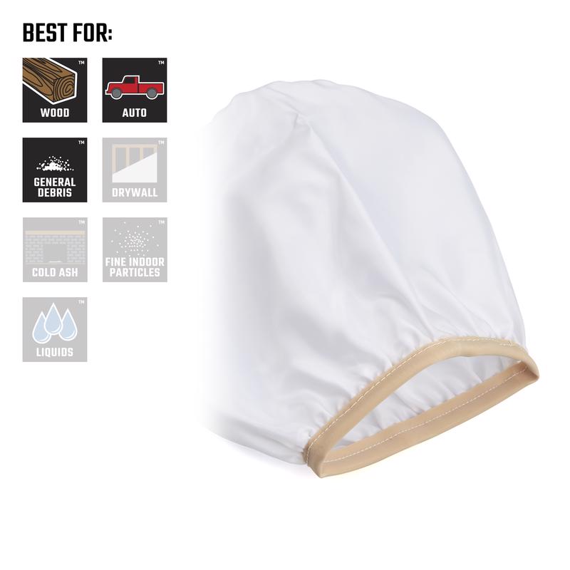 Craftsman 2 in. L X 8 in. W Cloth Filter Bag