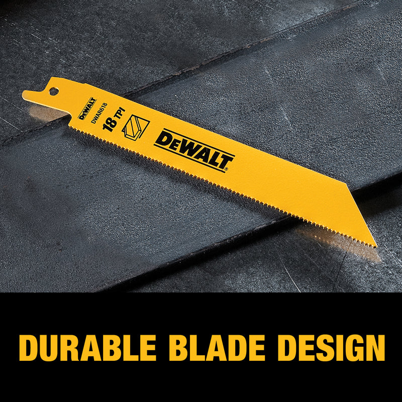 DeWalt Bi-Metal Reciprocating Saw Blade Set Multi TPI 10 pk