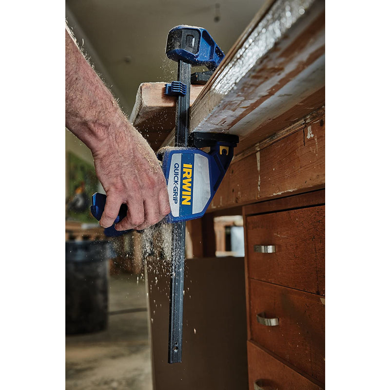 Irwin Quick-Grip 12 in. X 2-7/16 in. D Bar Clamp 140 lb