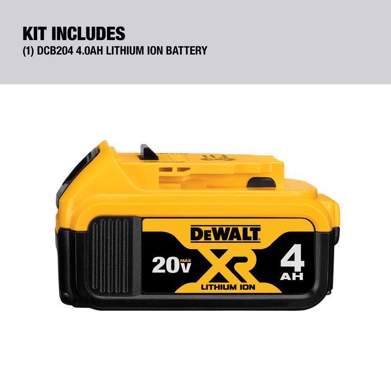 DeWalt 20V MAX XR DCB204 4 Ah Lithium-Ion Battery