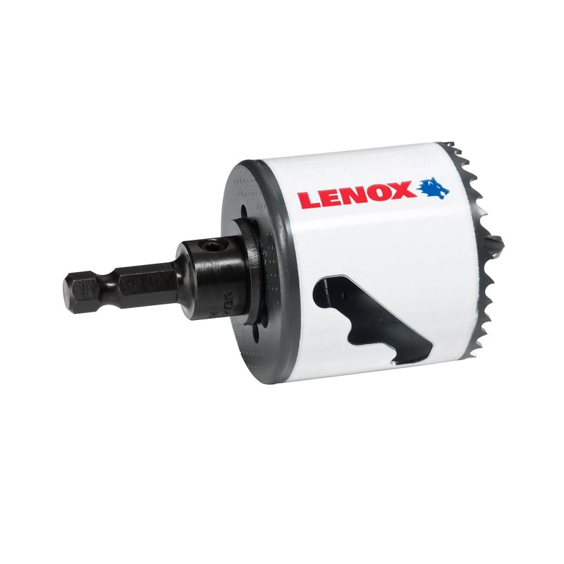 LENOX Speed Slot 2-1/8 in. Bi-Metal 1.5 in. L Hole Saw Arbor Included