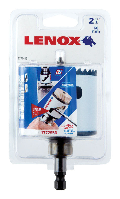 Lenox Speed Slot 2-3/8 in. Bi-Metal 1.5 in. L Hole Saw
