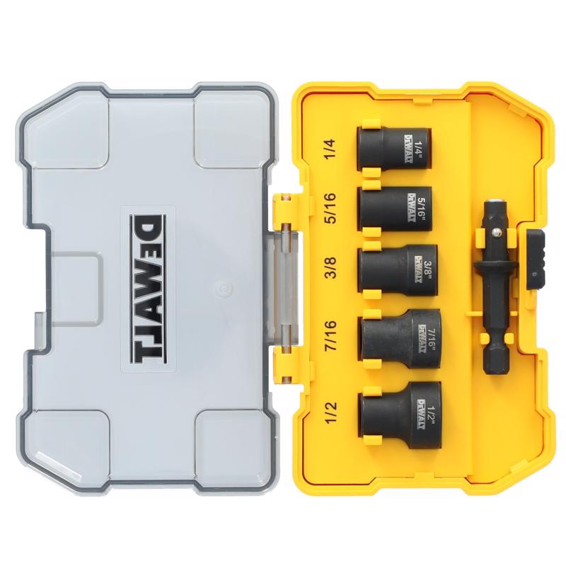 DeWalt Detatchable Nut Driver Set Black Oxide 5 pc