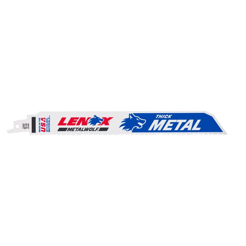 Lenox METALWOLF 9 in. Bi-Metal WAVE EDGE Reciprocating Saw Blade 10 TPI 2 pk