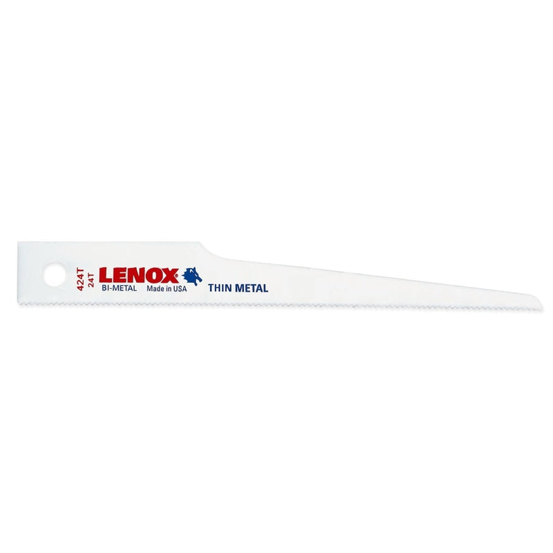 Lenox 4 in. Bi-Metal Air Saw Blade 24 TPI 5 pk