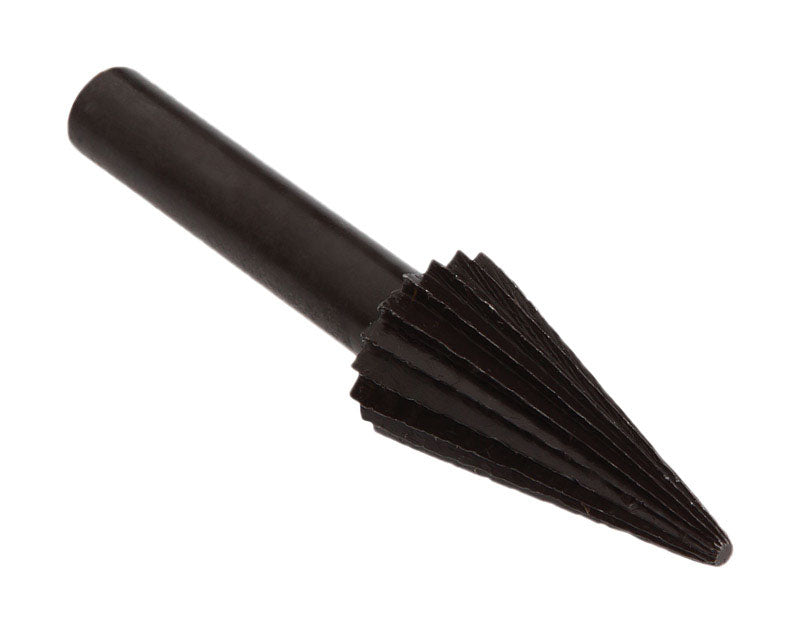 Forney 1/2 in. D X 1 in. L Rotary File Conical