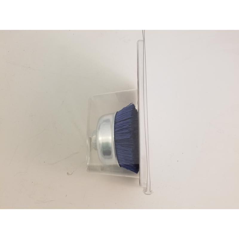 Dico Nyalox 2.5 in. D X 1/4 in. X 1/4 in. D Crimped Nylon Mandrel Mounted Cup Brush 4500 rpm