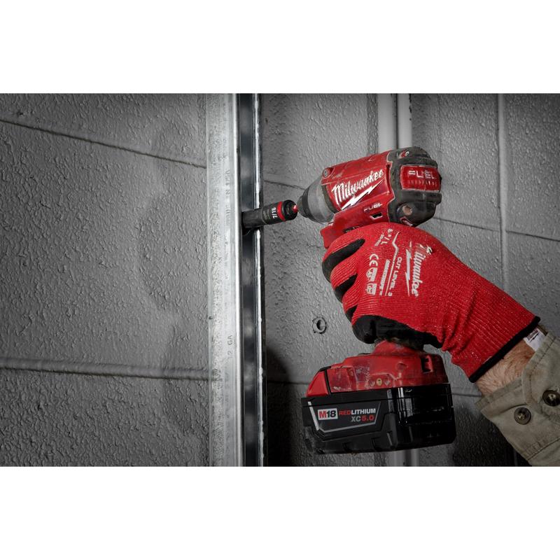 Milwaukee Shockwave Square 1/4 in. X 2 in. L Socket Adapter Steel