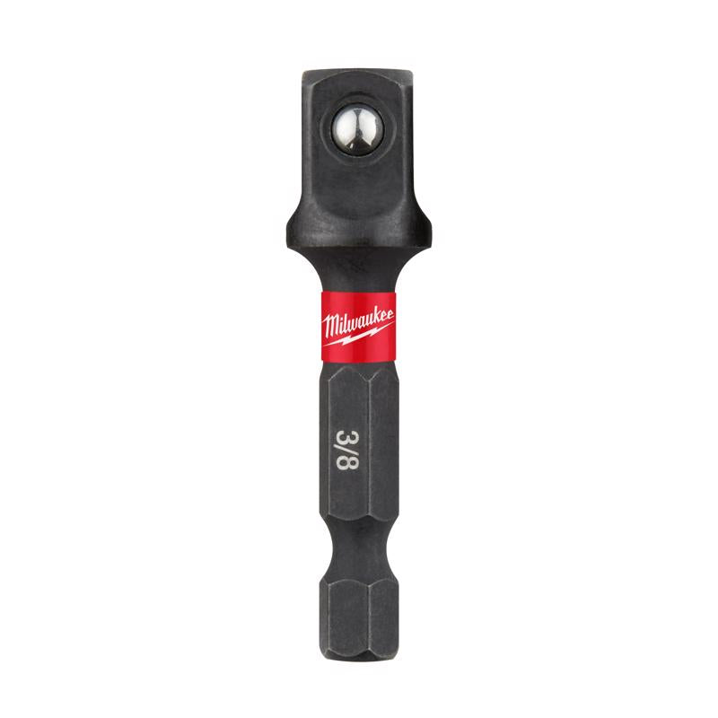 Milwaukee Shockwave Square 3/8 in. X 2 in. L Socket Adapter Steel