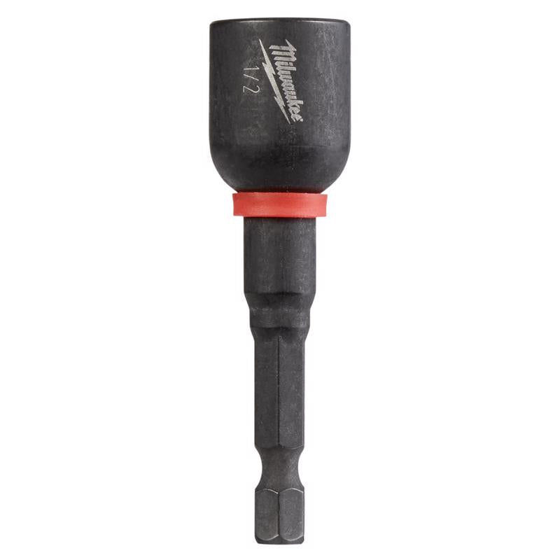 Milwaukee Shockwave 1/2 in. drive X 2-9/16 in. L Heat-Treated Steel Nut Driver