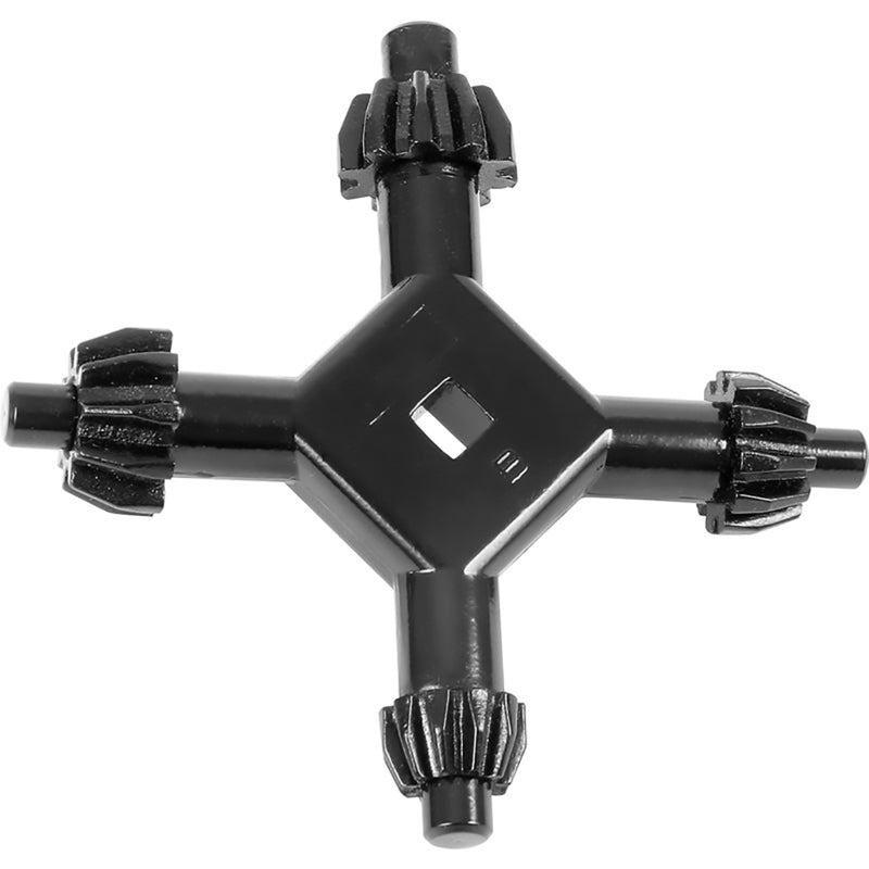 MIBRO 1/4 to 1/2 in. 4-In-1 Drill Chuck Key Hardened Steel