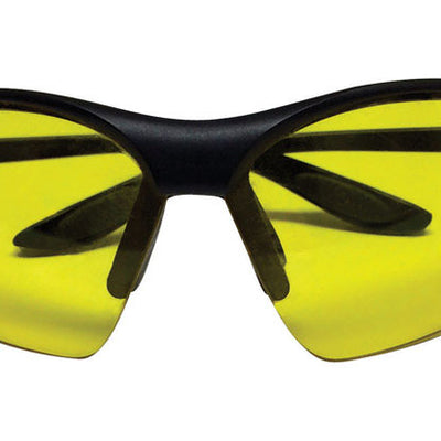 Sierra Ranch Bi-Focal Safety Readers Yellow Lens Black Frame