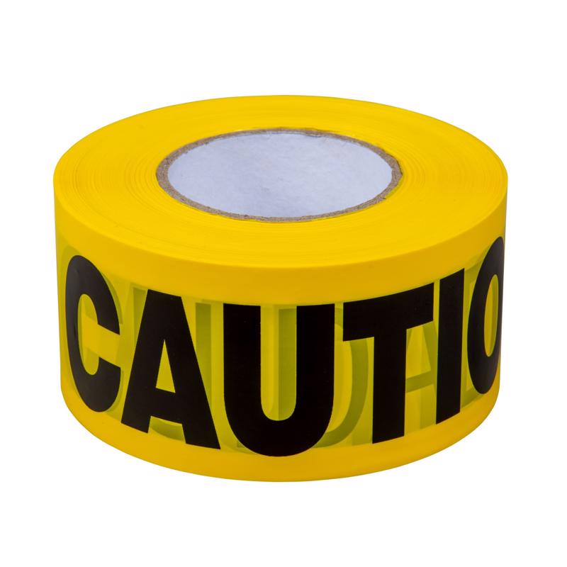C.H. Hanson 1000 ft. L X 3 in. W Plastic Caution Cuidado Bilingual Barricade Tape Yellow