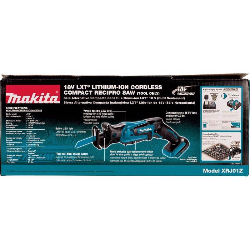Makita 18V LXT Cordless Brushed Compact Reciprocating Saw Tool Only