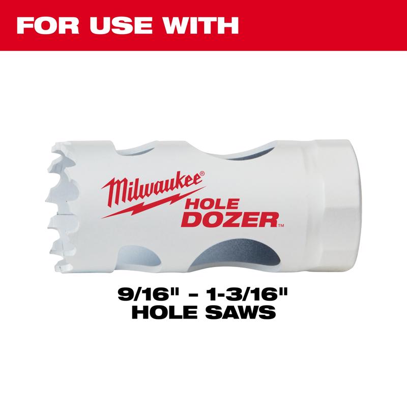 Milwaukee 1/4 in. Hardened Steel 1/4 in. D Hole Saw Arbor