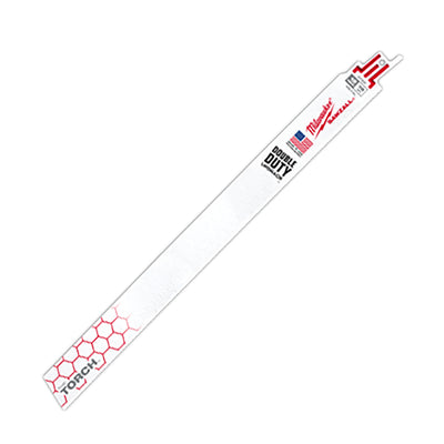 Milwaukee The Torch 12 in. Bi-Metal Reciprocating Saw Blade 18 TPI