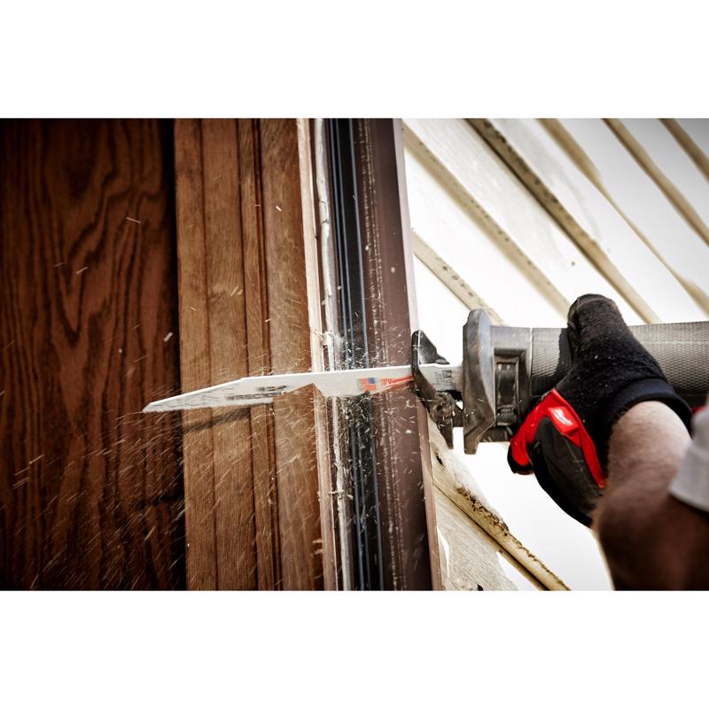Milwaukee The Wrecker 9 in. Bi-Metal Demo Reciprocating Saw Blade 7/11 TPI