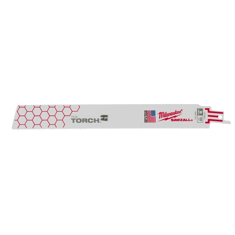 Milwaukee The Torch 9 in. Bi-Metal Demo Reciprocating Saw Blade 18 TPI