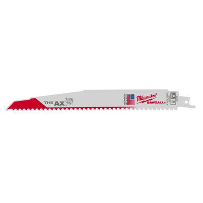 Milwaukee The AX 9 in. Bi-Metal Demo Reciprocating Saw Blade 5 TPI