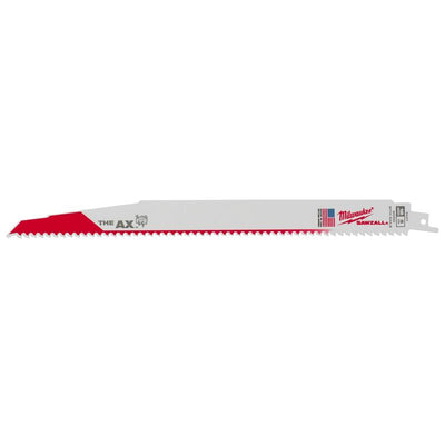 Milwaukee The Ax Sawzall 12 in. Bi-Metal Reciprocating Saw Blade 5 TPI