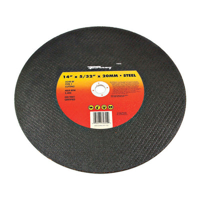 Forney 14 in. D X 20 mm Aluminum Oxide Metal Cutting Wheel