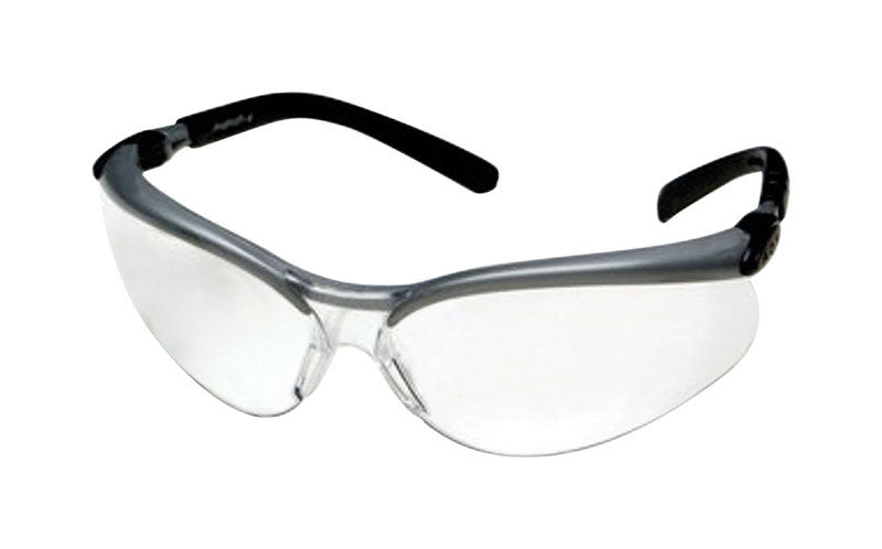 3M BX Anti-Fog Safety Glasses Clear Lens Black/Silver Frame