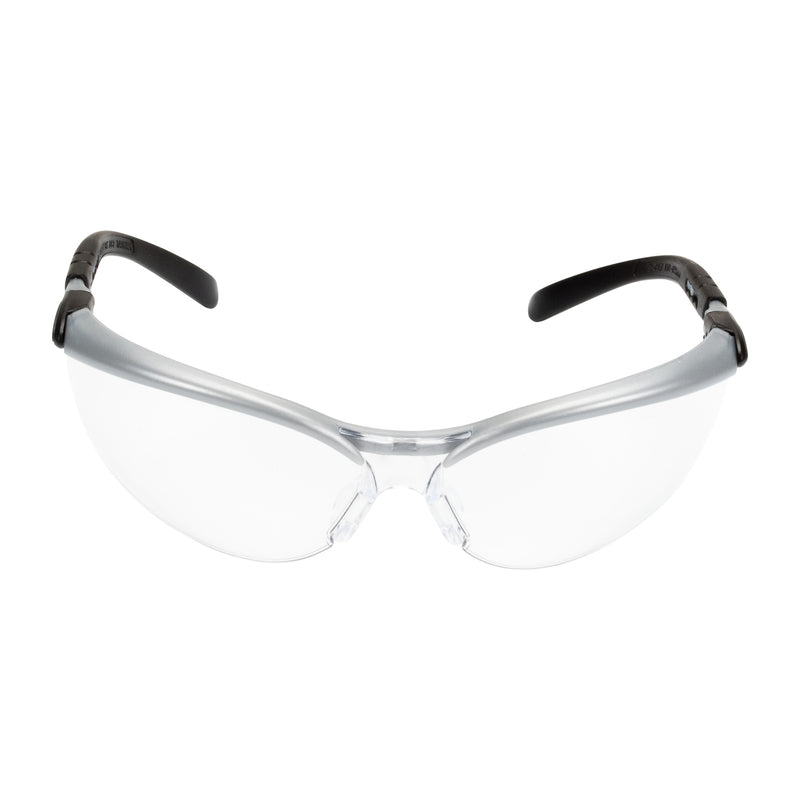3M BX Anti-Fog Safety Glasses Clear Lens Black/Silver Frame